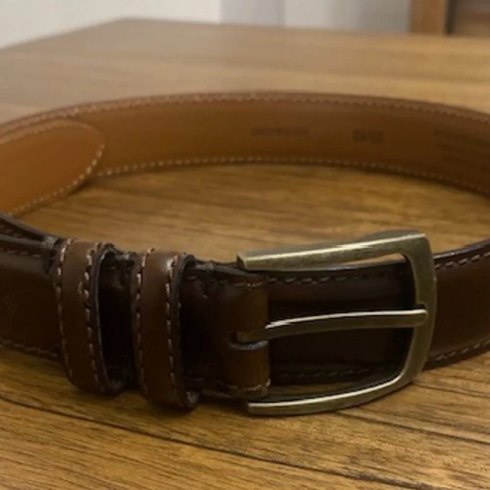 JOSEPH ABBOUD Leather Dress Belt
